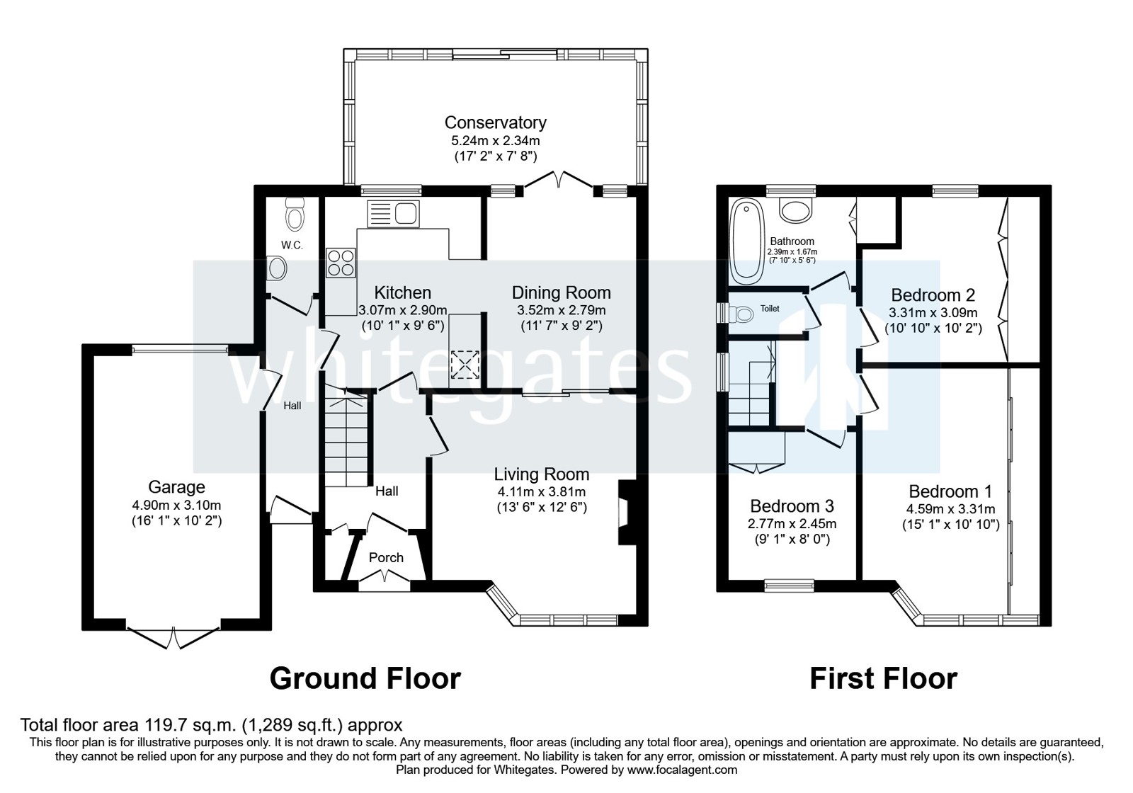 7, Brereton Drive, Cheshire floorplan
