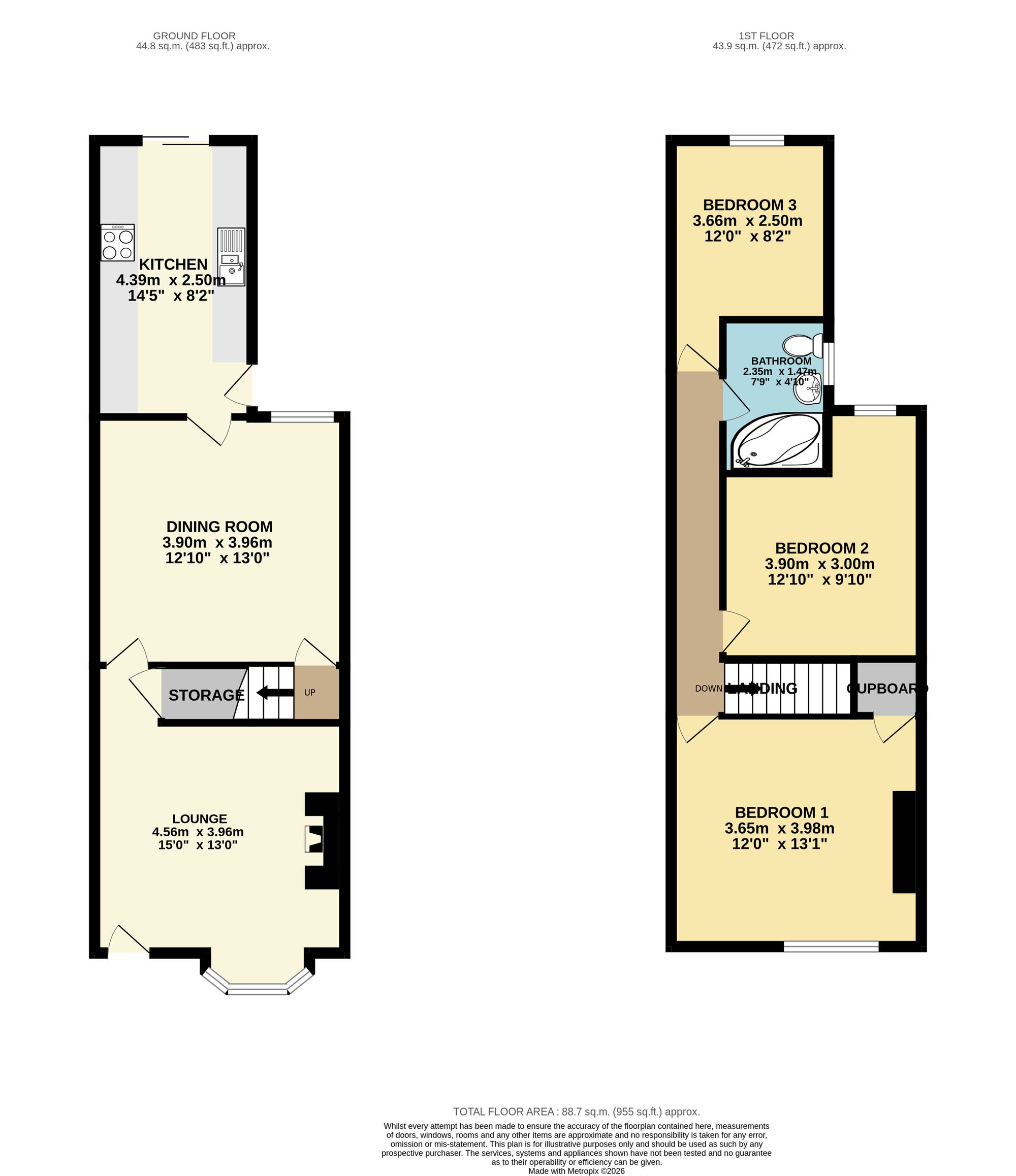 33 Ralph Road, Chesterfield floorplan