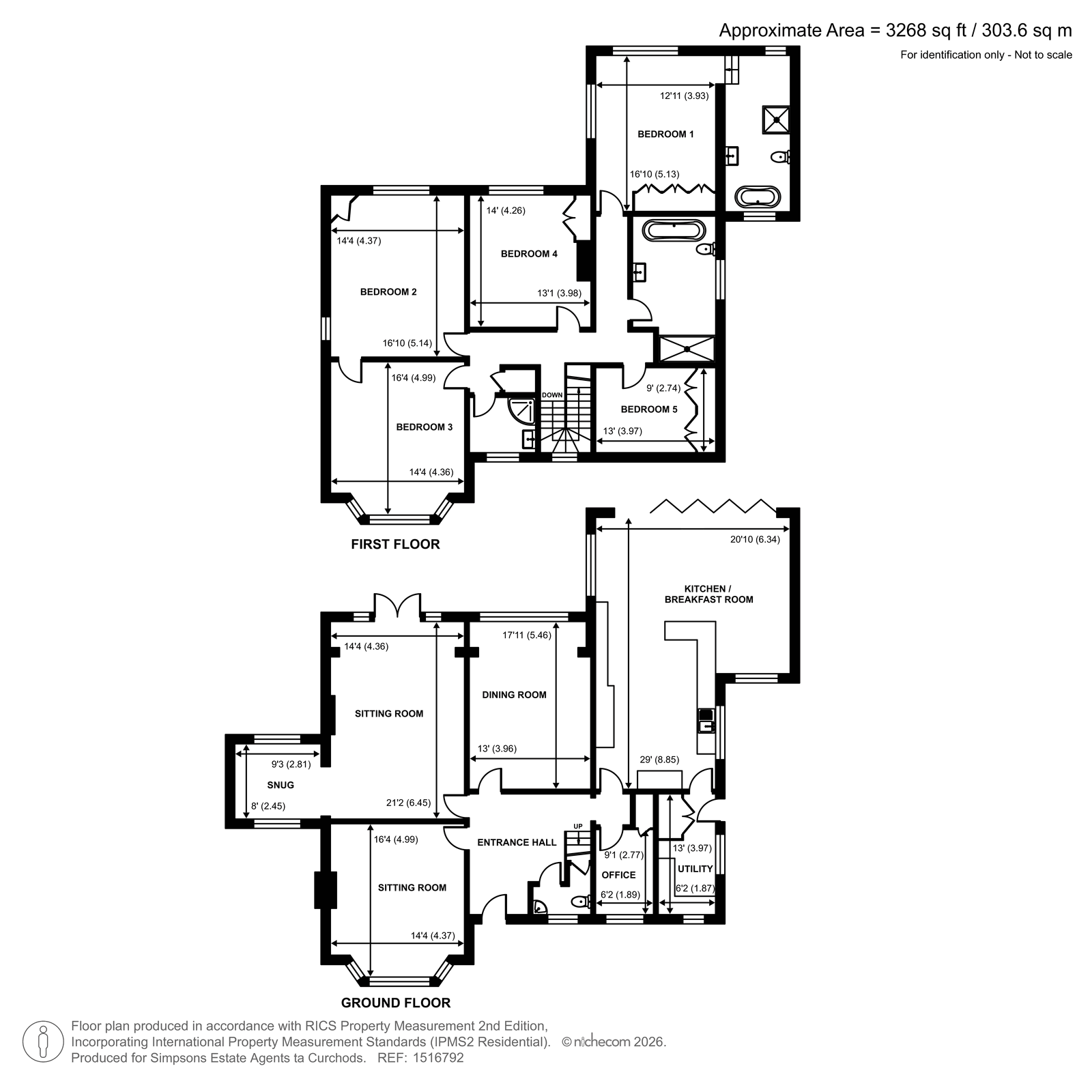 Strode Lodge, 8, Mayfield Road, Weybridge floorplan