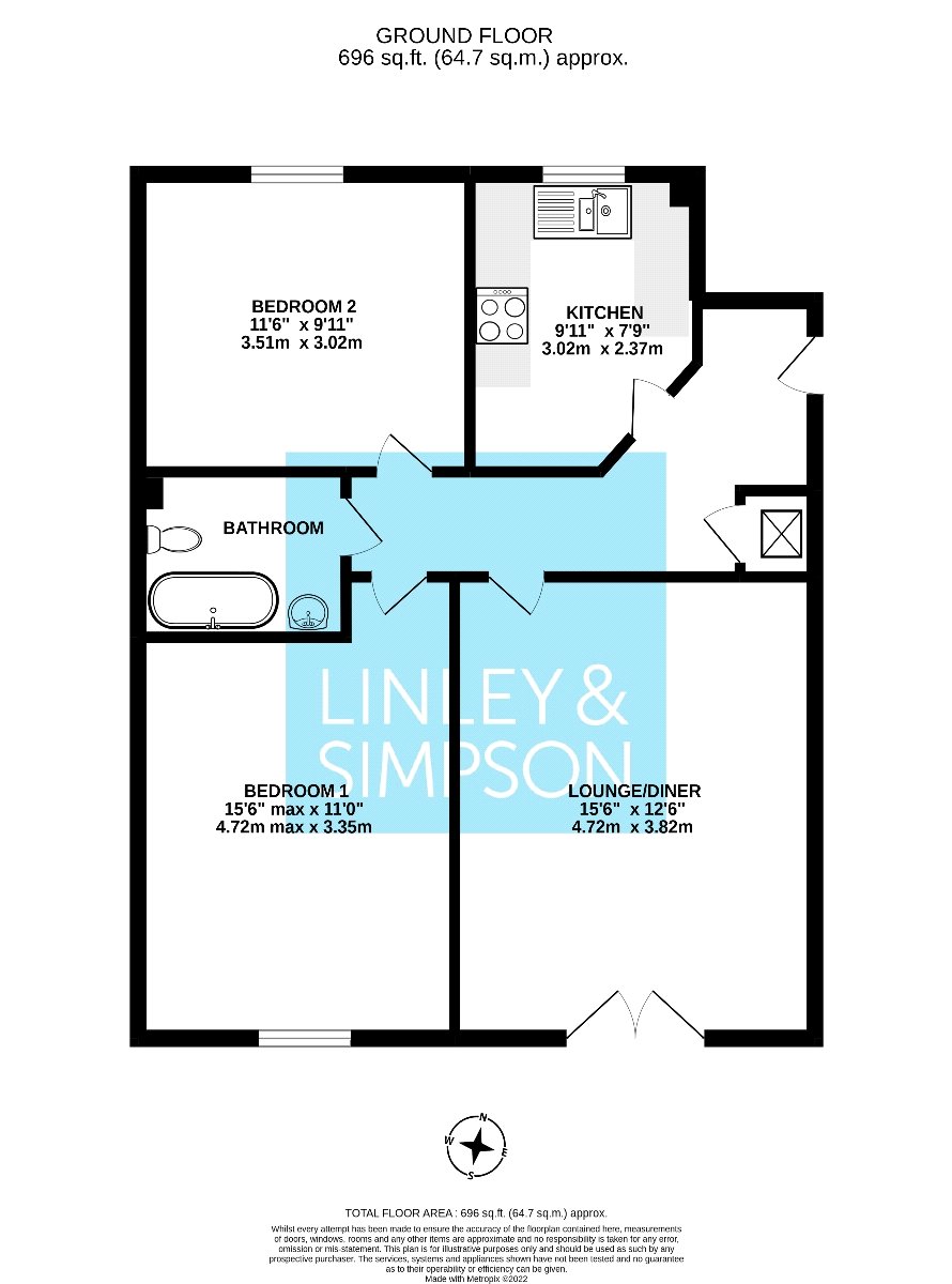 6, St. Oswalds Court, York floorplan