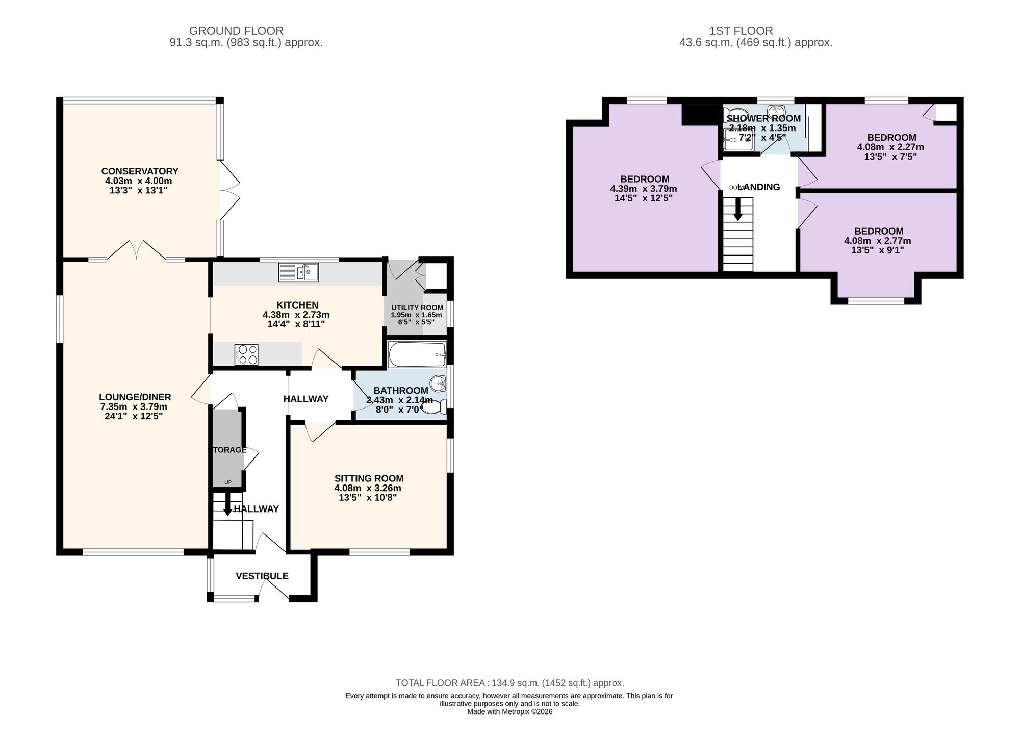 25 Church Lane, Preston floorplan