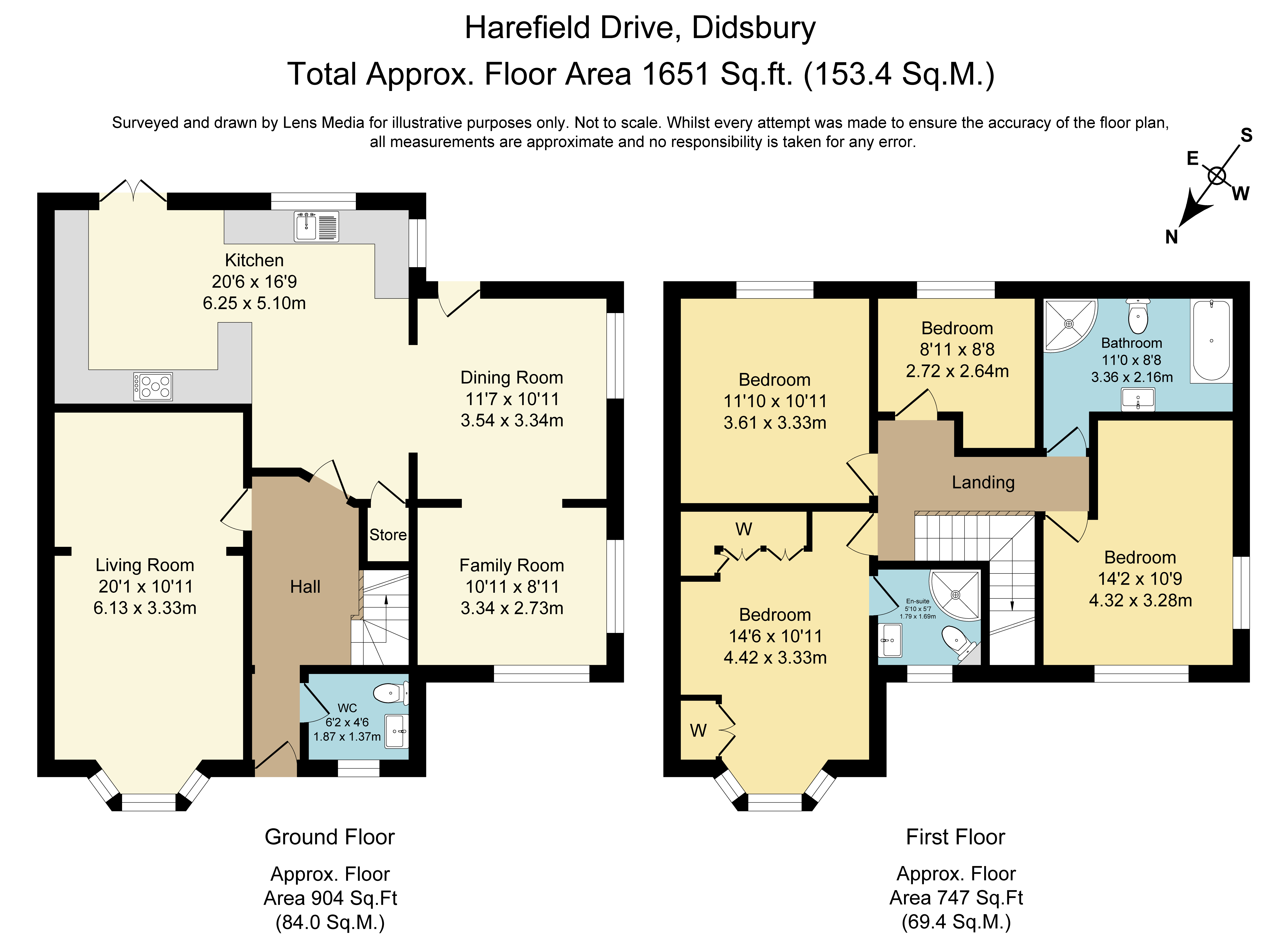 4, Harefield Drive, Manchester floorplan
