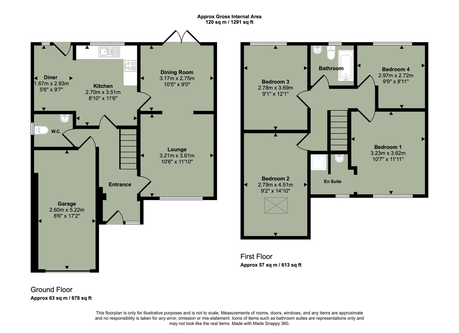 3, Parish Gardens, Cardiff floorplan