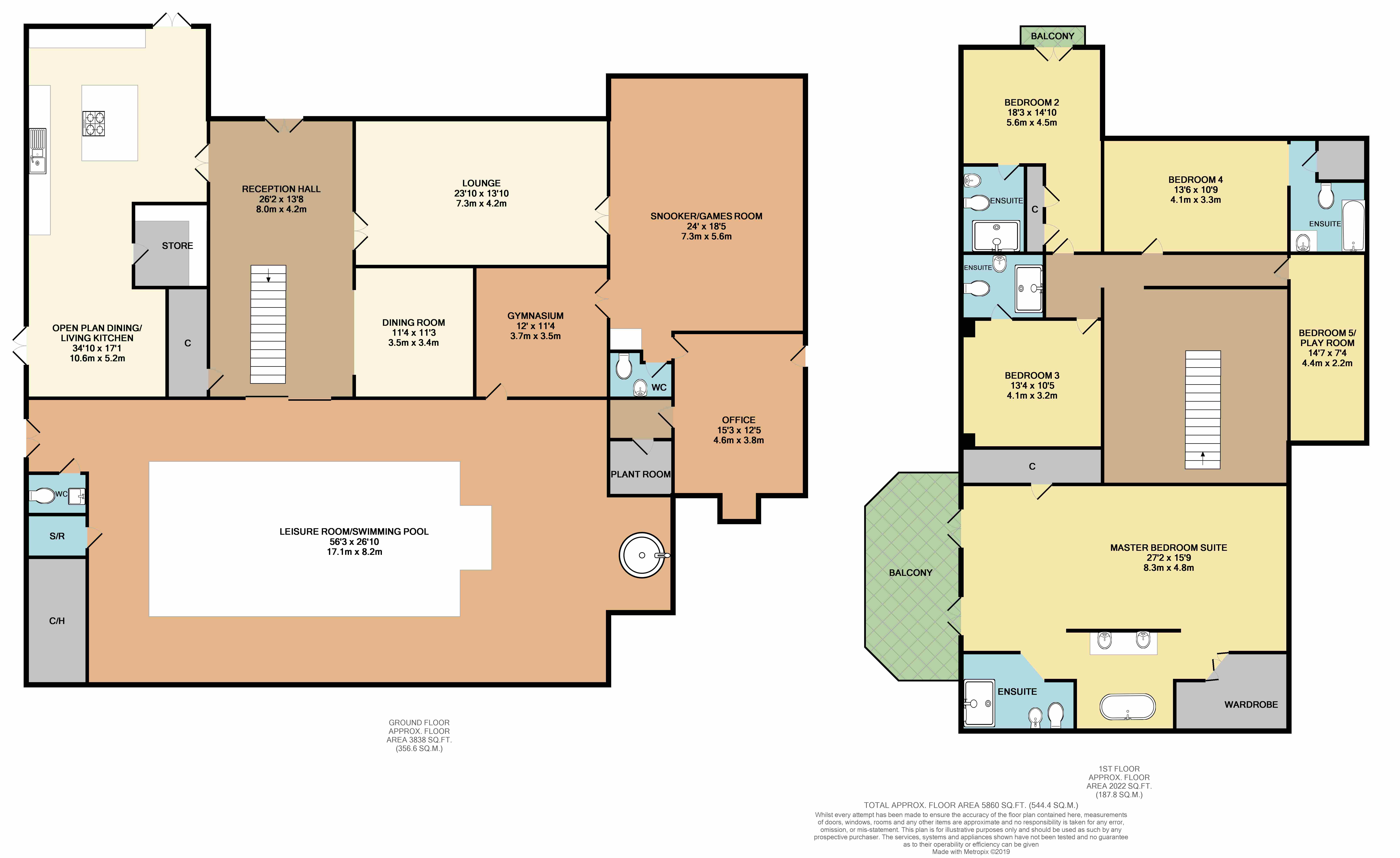 5 Bedrooms Detached house for sale in Grange Park, Swanland, North Ferriby, East Yorkshire HU14