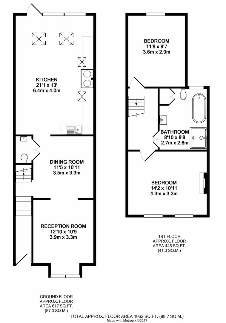 16, Mill Plat Avenue, Isleworth floorplan