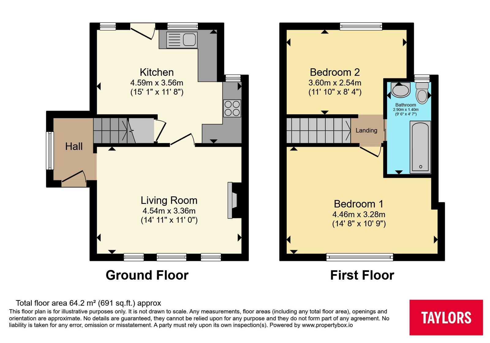 20, Brookfield Road, Northamptonshire floorplan