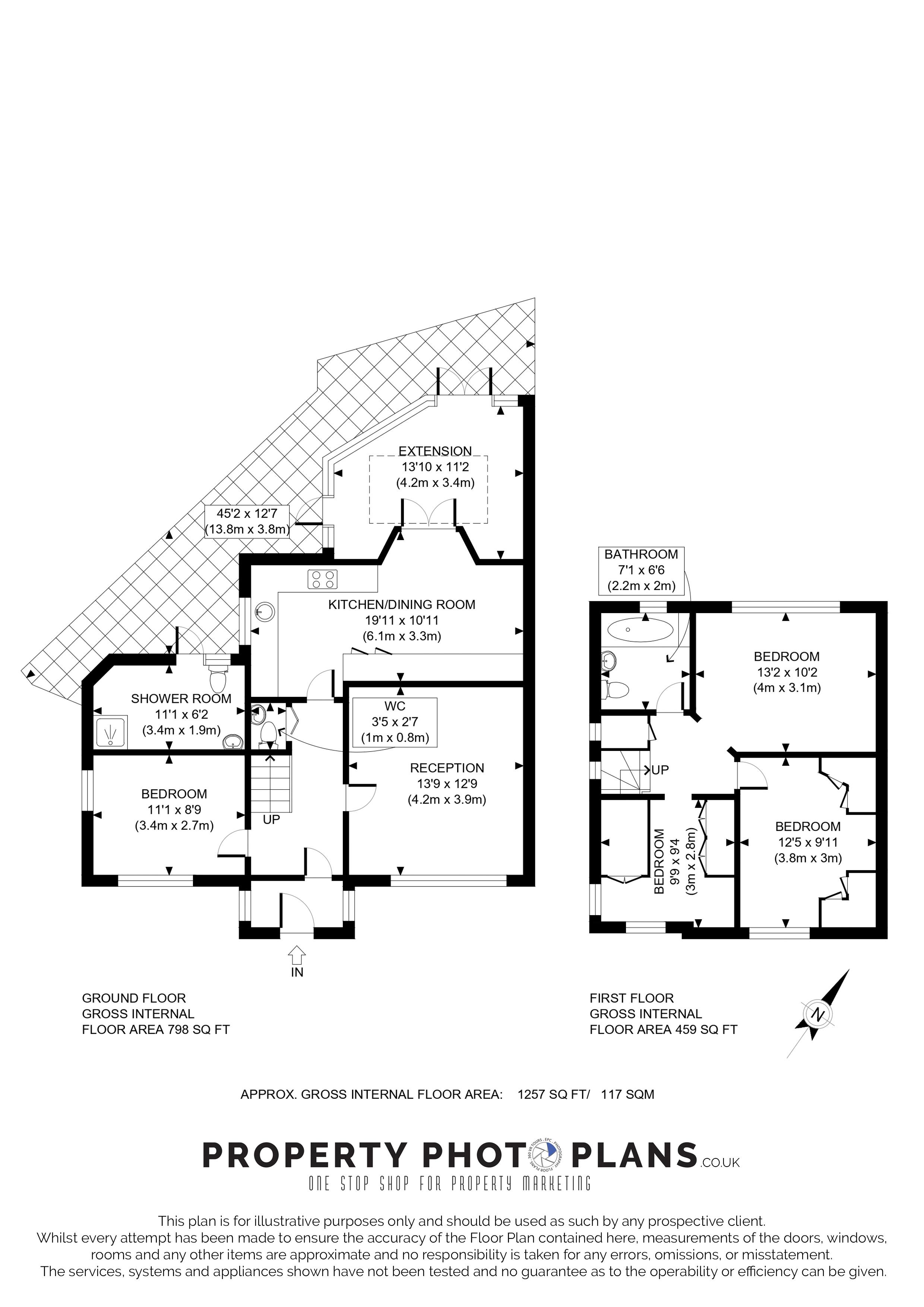1, Coles Crescent, Harrow floorplan