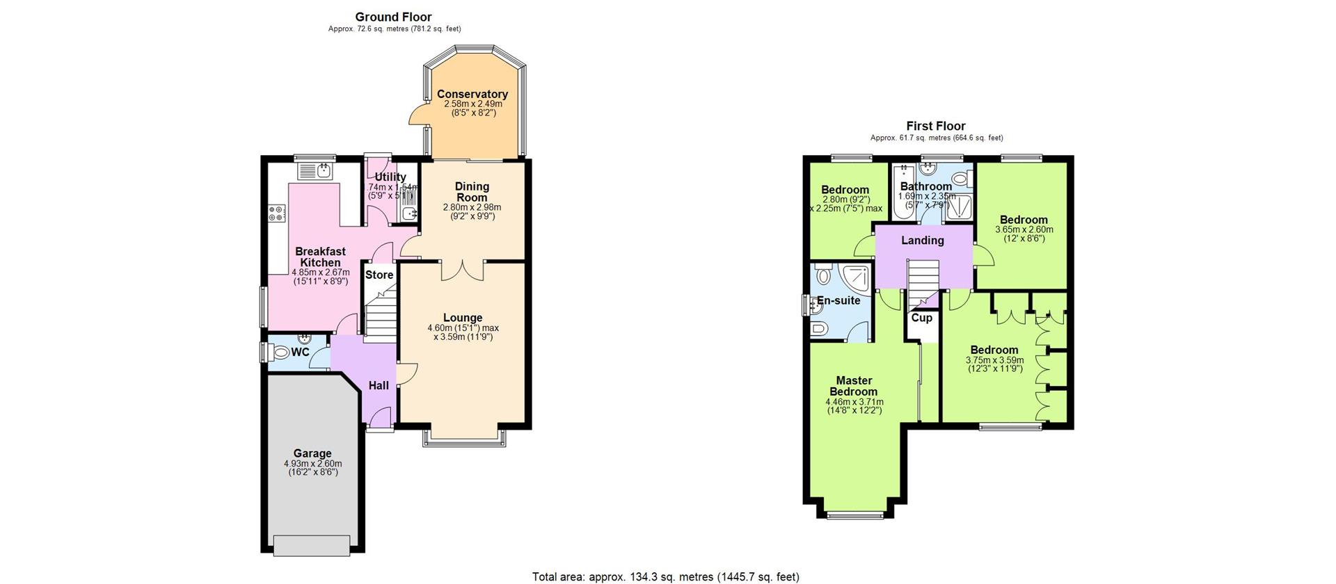 4 bed detached house for sale in Skiddaw Close, West Bridgford