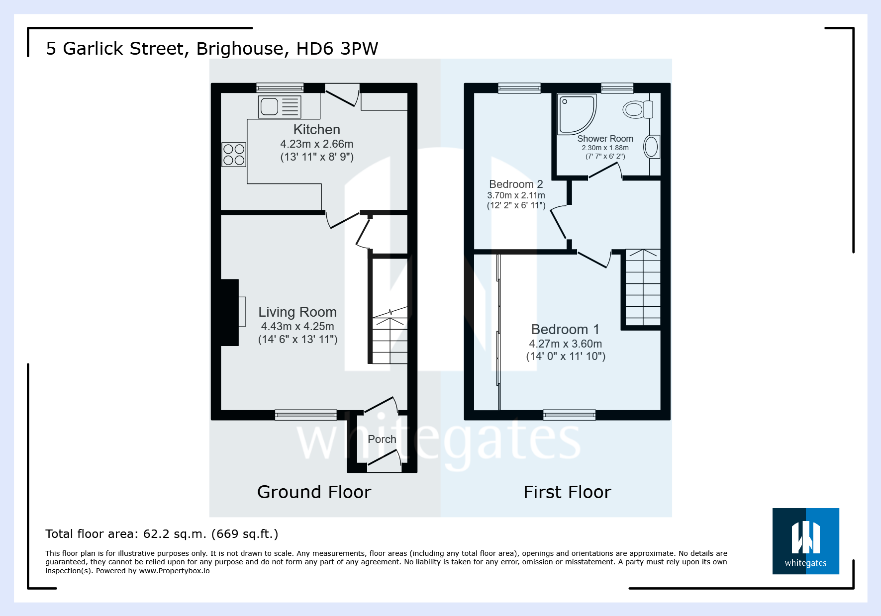 5, Garlick Street, Brighouse floorplan