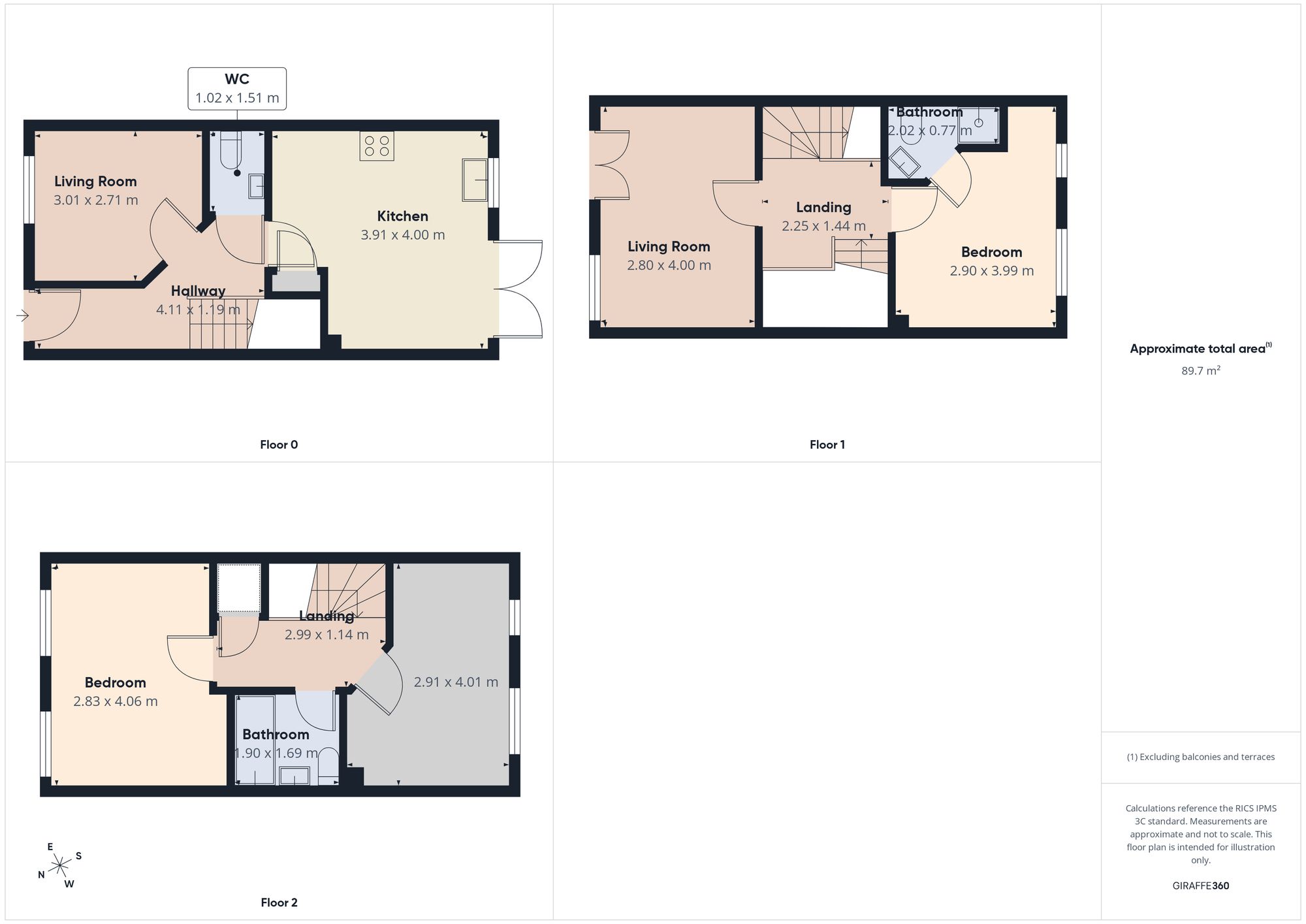 234 St. Aloysius View, Hebburn floorplan