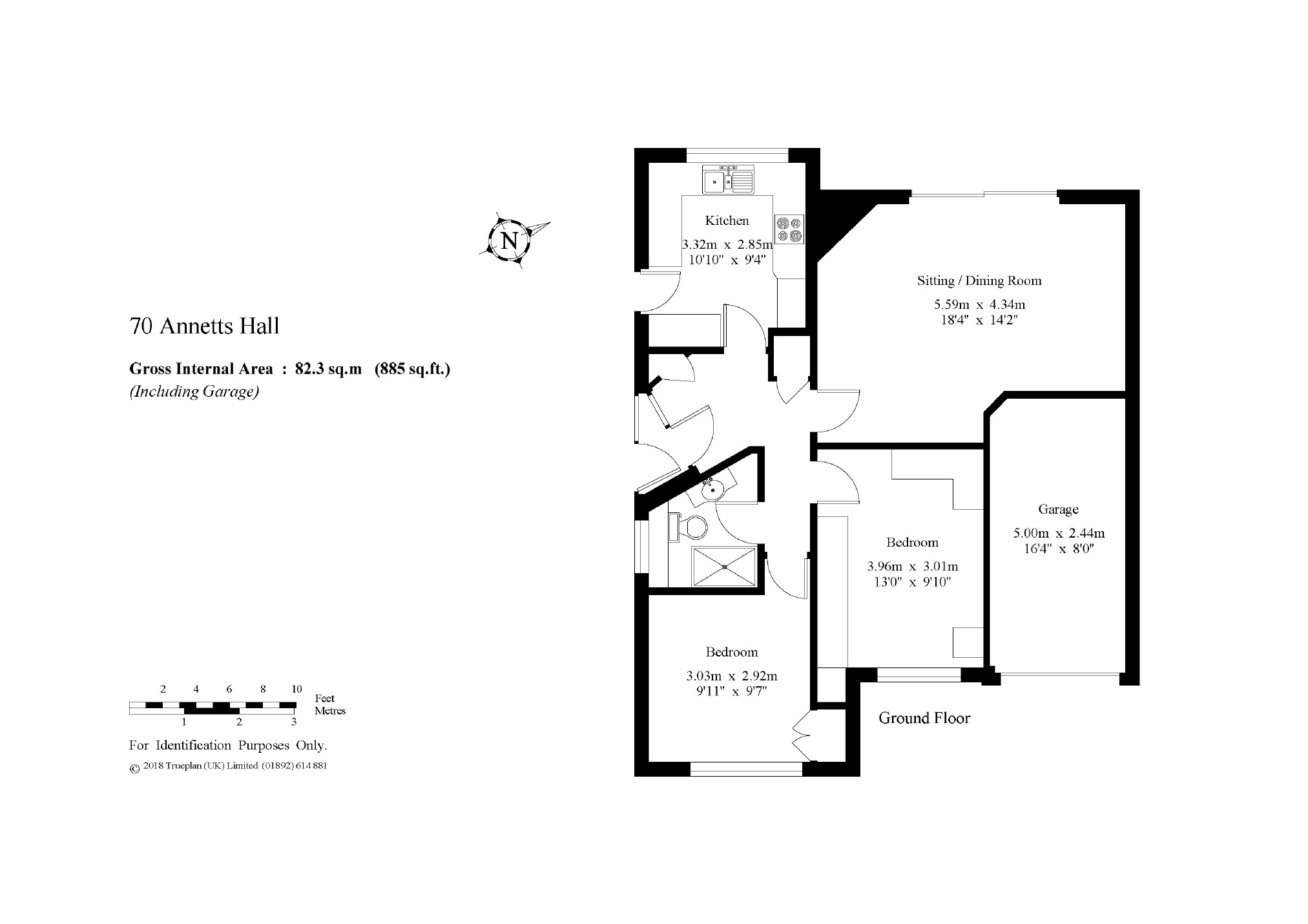 2 Bedrooms Semi-detached bungalow for sale in Annetts Hall, Borough Green, Sevenoaks TN15