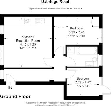 2 Bedrooms Flat to rent in Hanover Court, Uxbridge Road W12