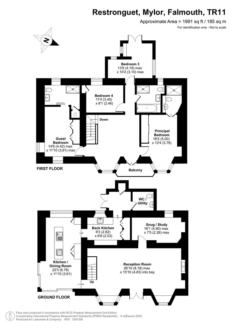 Trehanas, Restronguet, Falmouth floorplan
