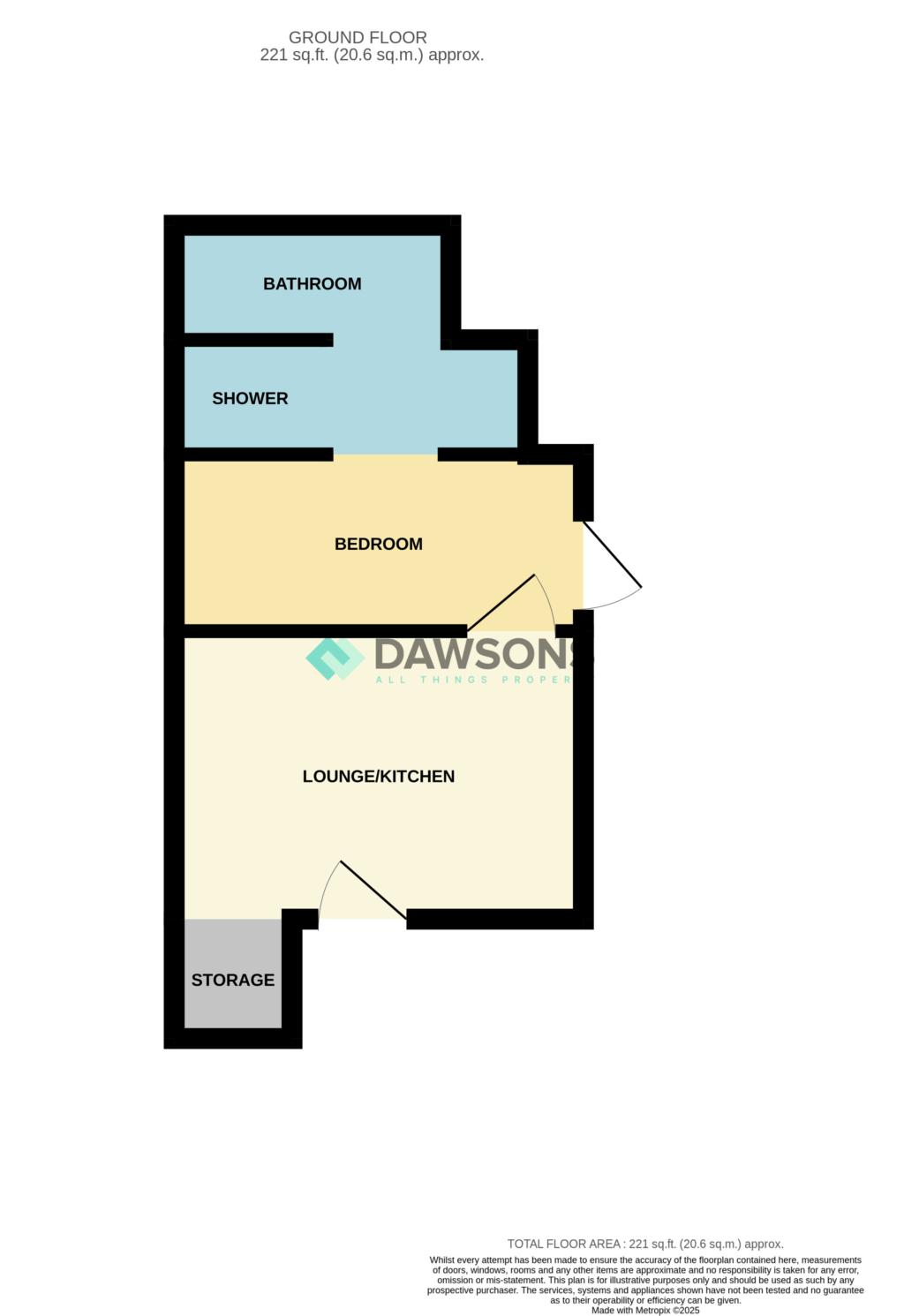 Flat 2, 1 Richmond Terrace, Swansea floorplan