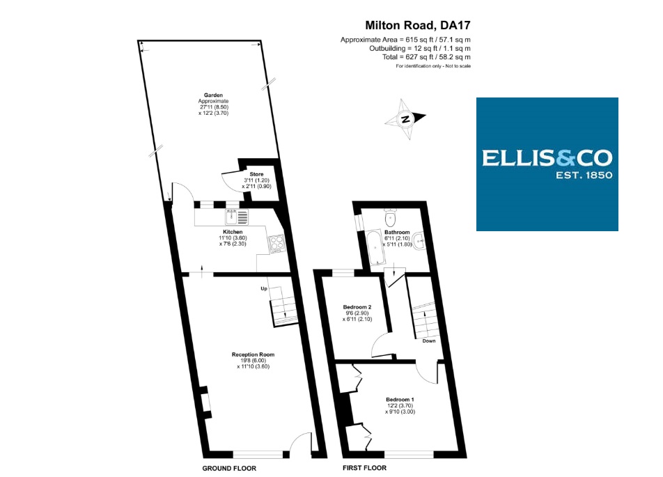 116, Milton Road, Kent floorplan