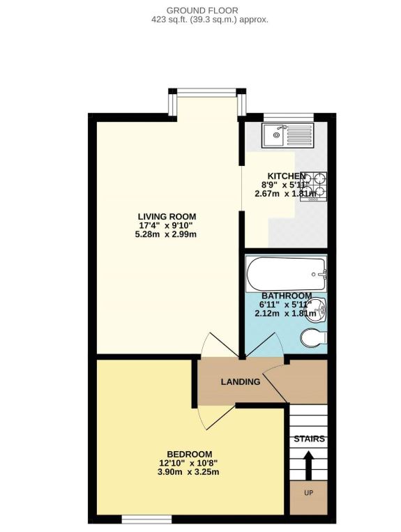 37, Springfield Close, Sheffield floorplan