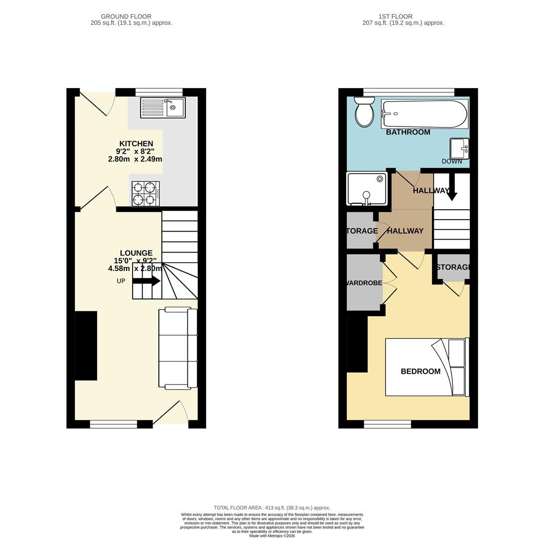 21, Church Street, Hertford floorplan