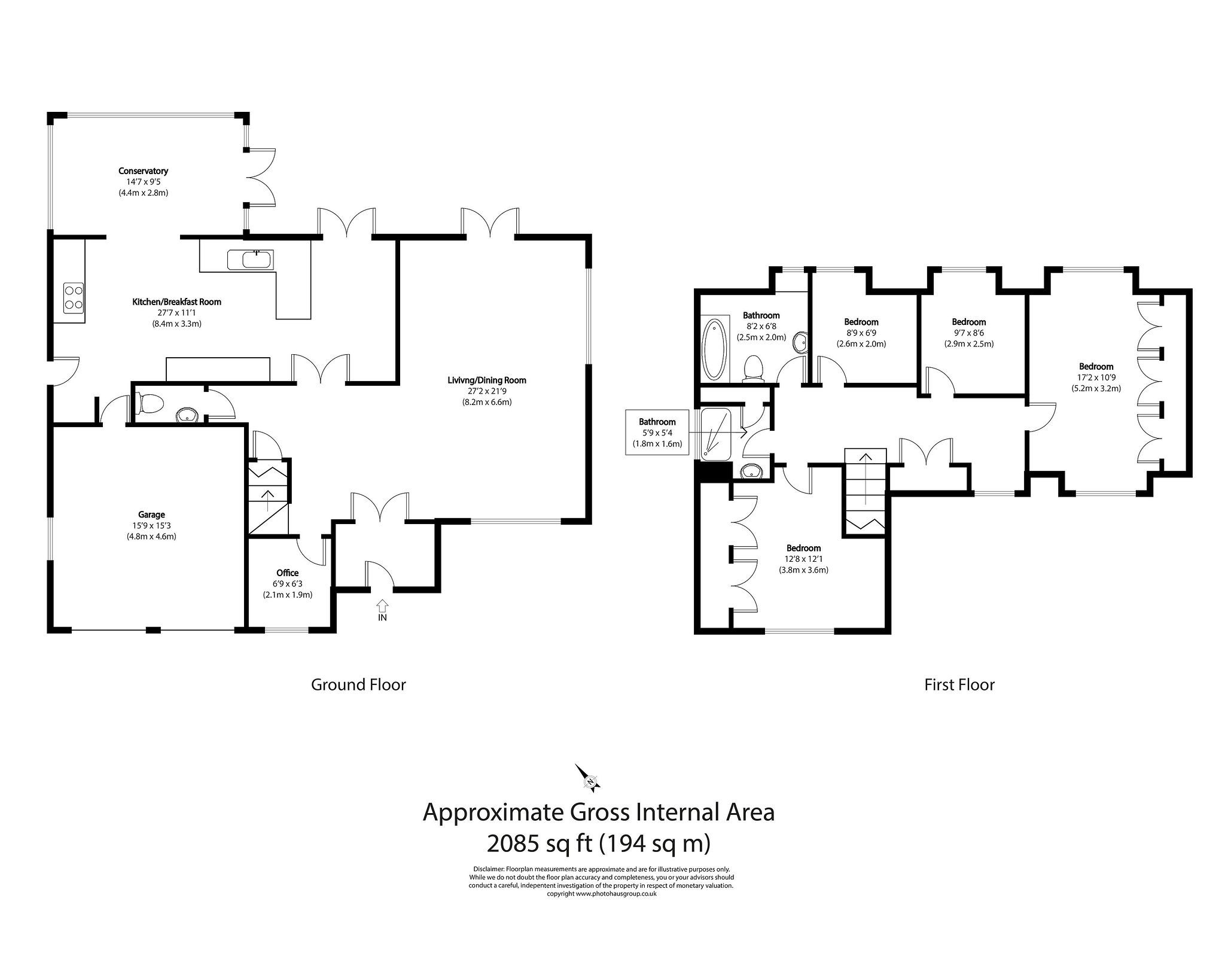 7, The Staddles, Bishop's Stortford floorplan