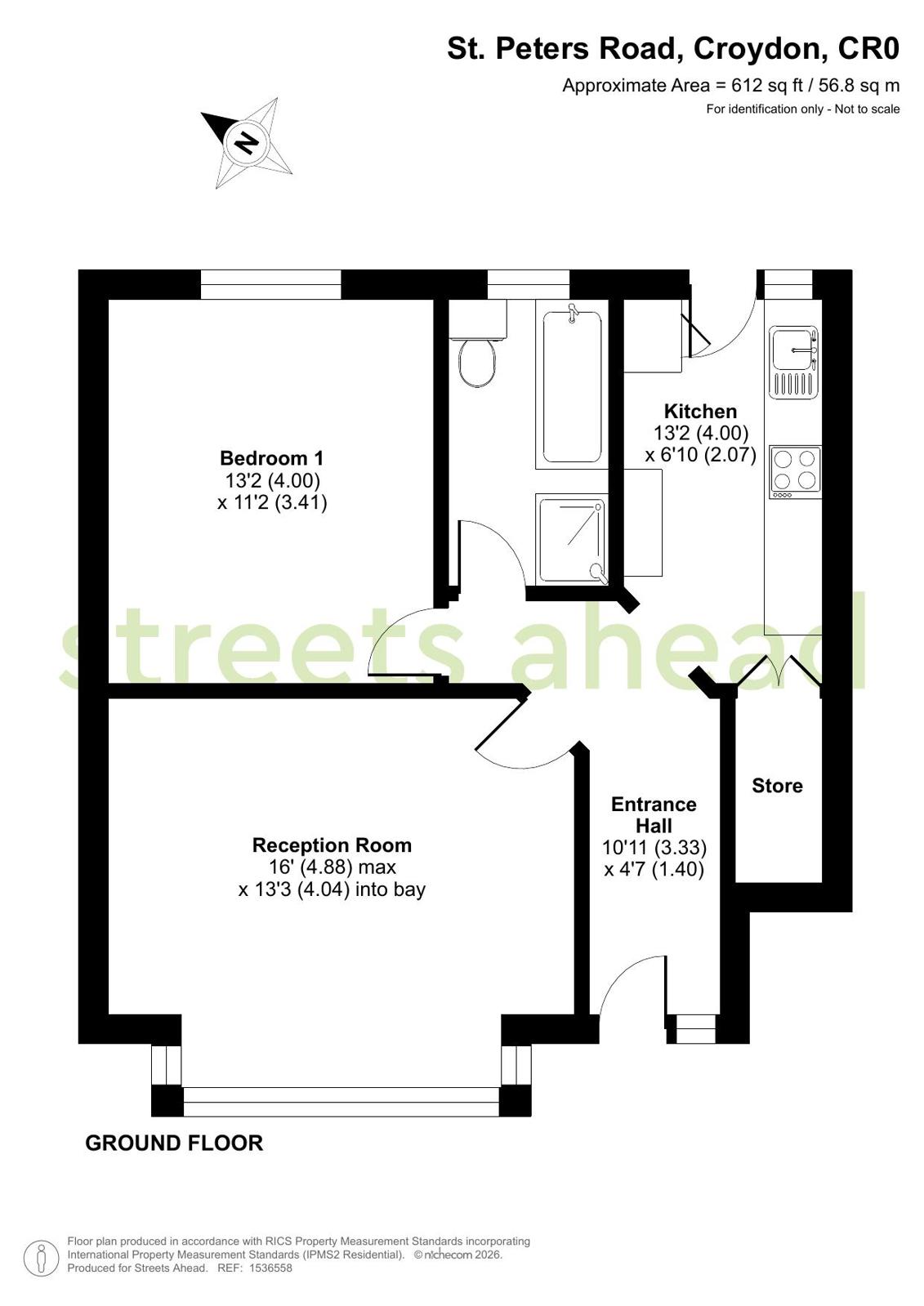 St. Peters Road, Croydon floorplan