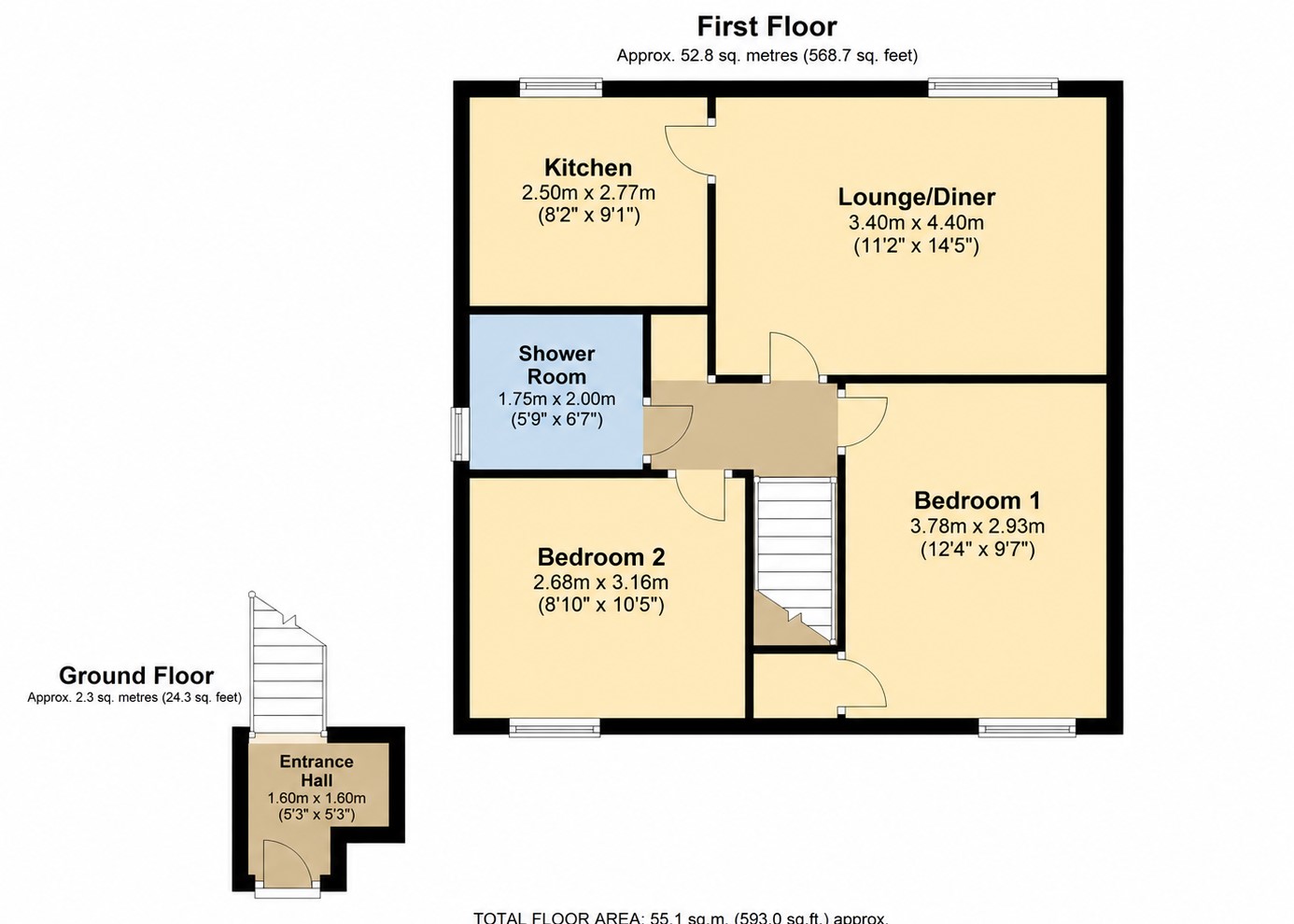 14, Floriston Gardens, New Milton floorplan