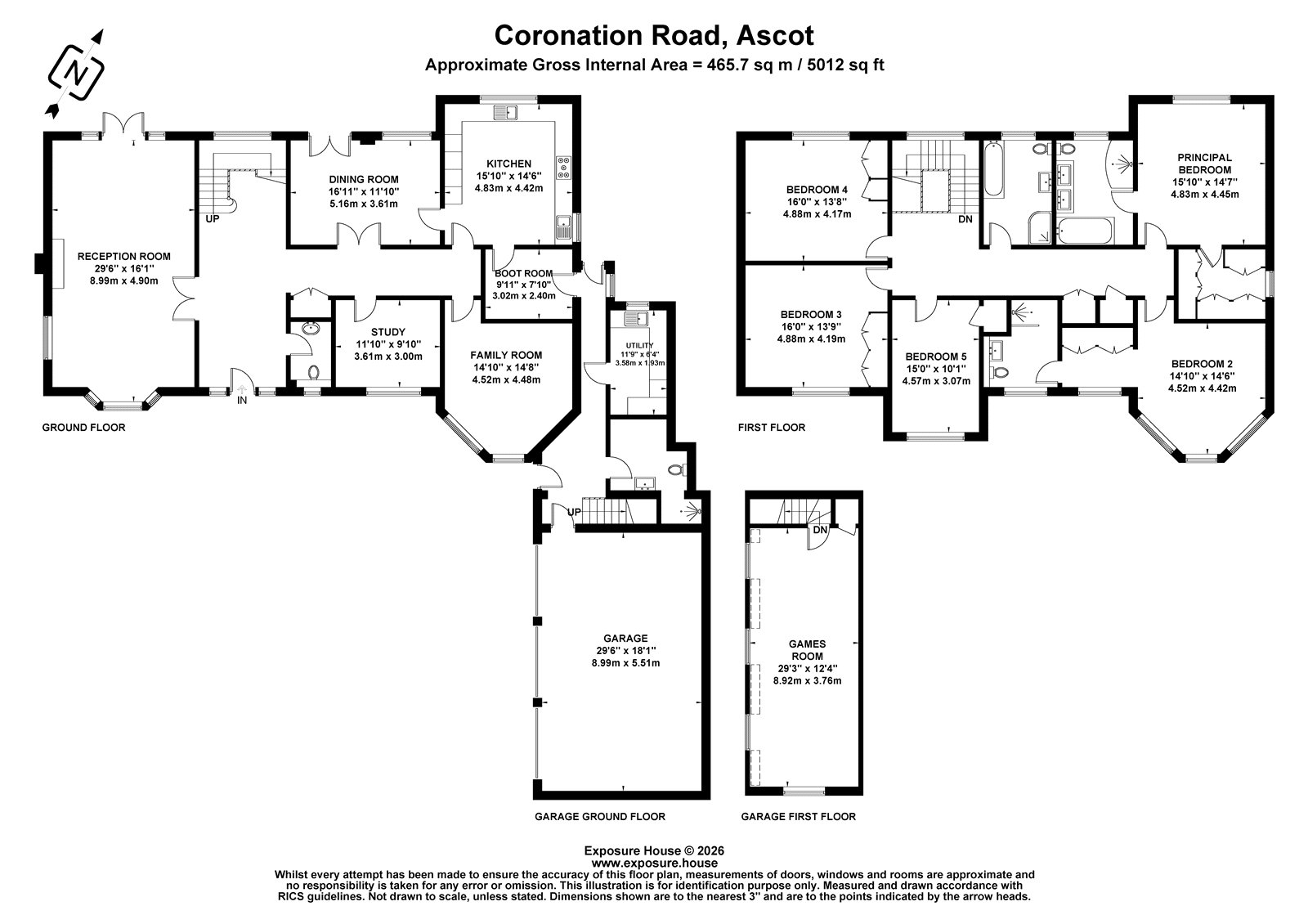 Little Birches,, Coronation Road, Berkshire floorplan