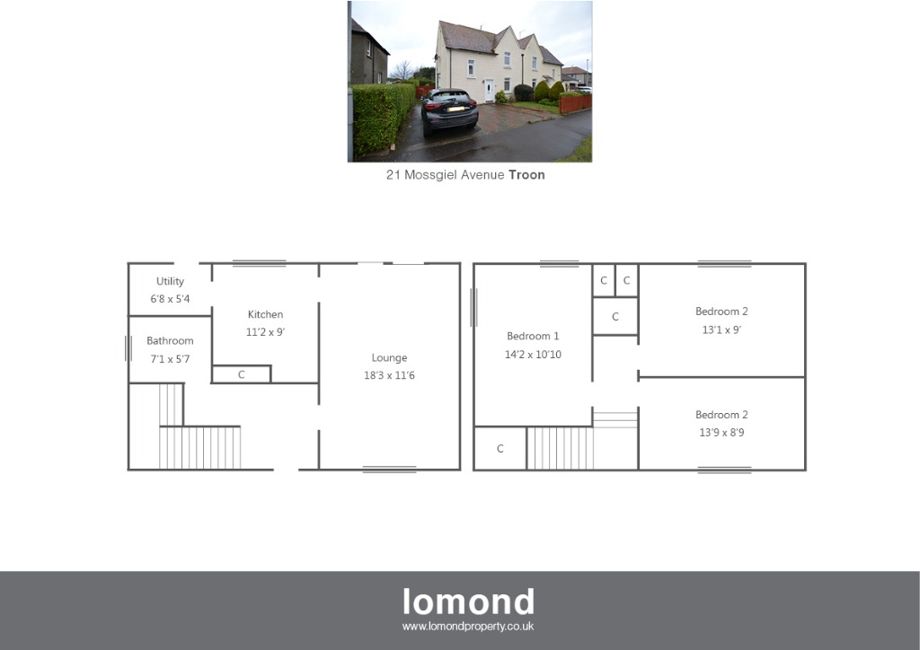 3 Bedrooms Semi-detached house for sale in Mossgiel Avenue, Troon, South Ayrshire KA10