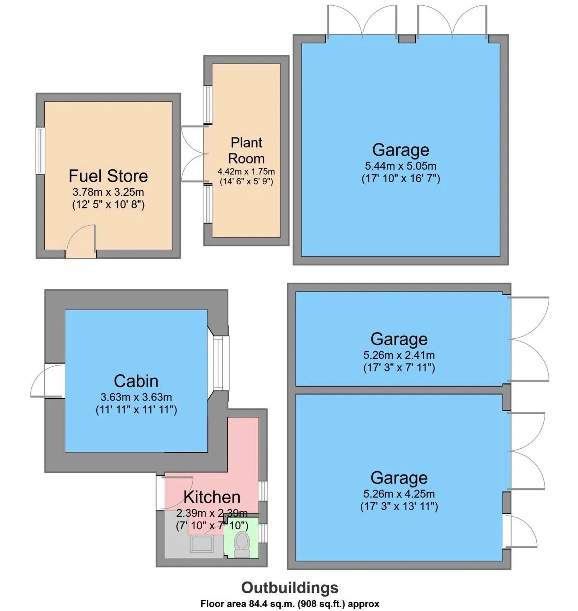 Thimble Hall, Gunnislake floorplan