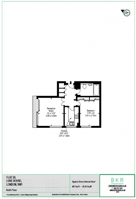 1 Bedrooms Flat to rent in Luke House, 3 Abbey Orchard Street, Westminster, London SW1P