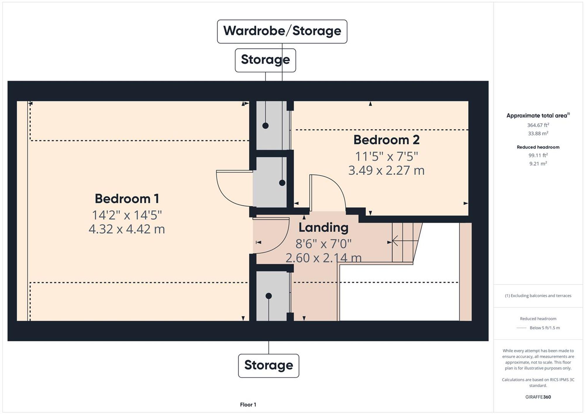 Wheelwrights, Norwich floorplan