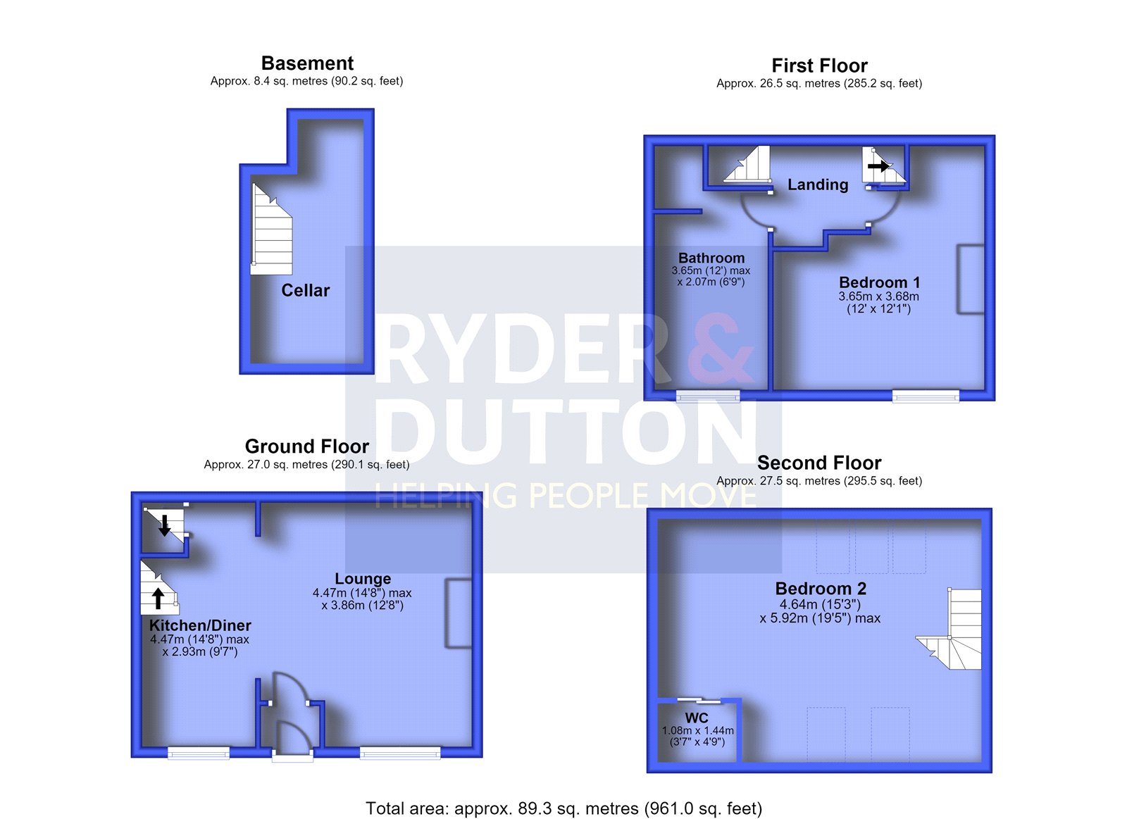 3, Grove Street, Saddleworth floorplan