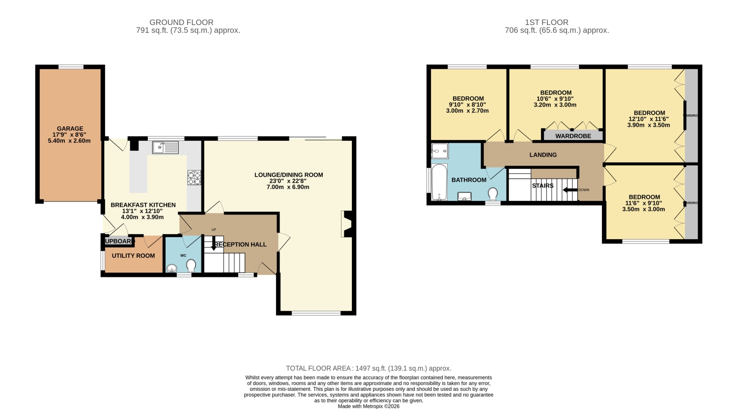 18, Morley Close, Dronfield floorplan