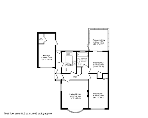 7, Beck Close, Carlisle floorplan