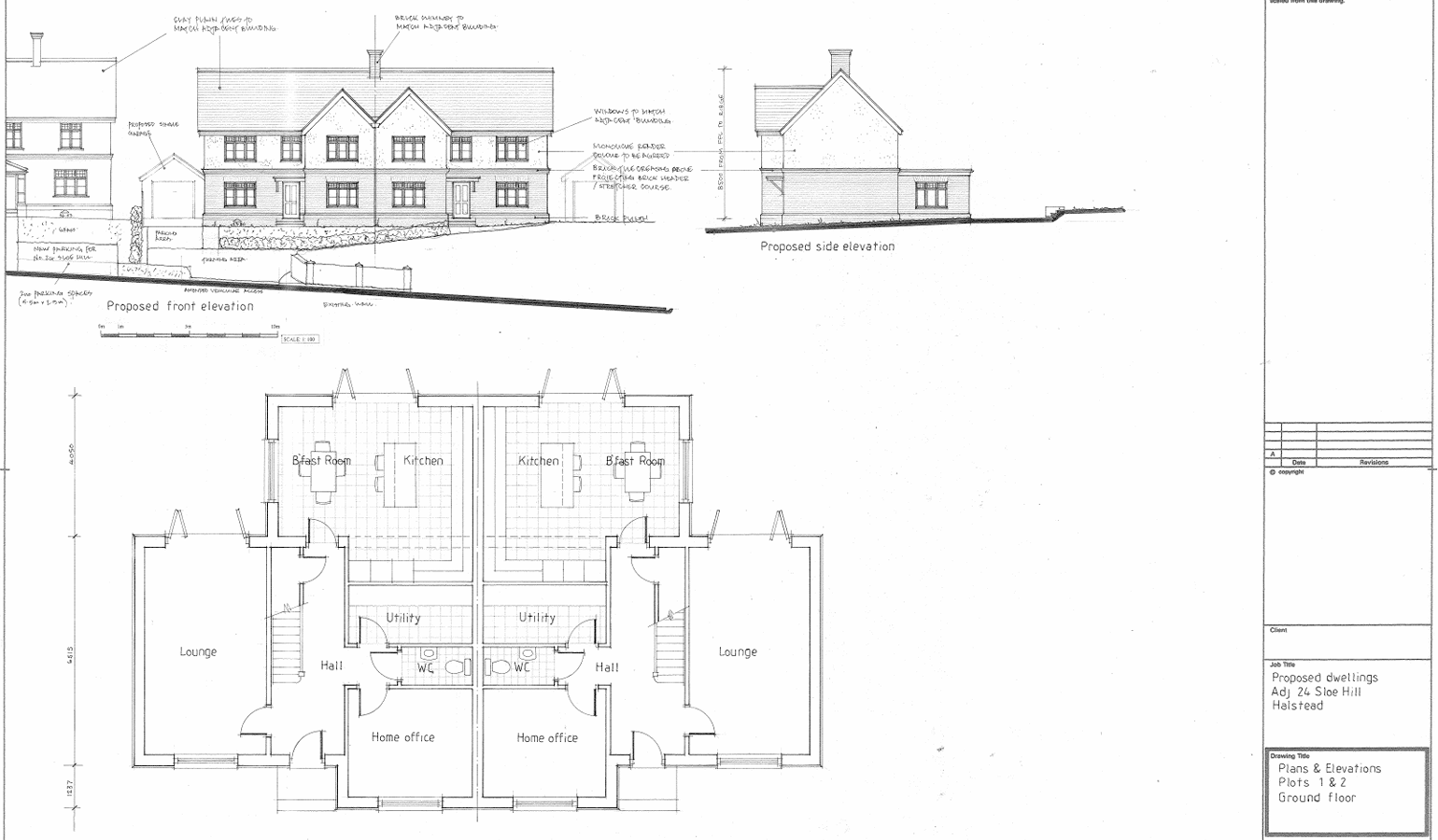 Plots & House, 24, Sloe Hill, Halstead floorplan