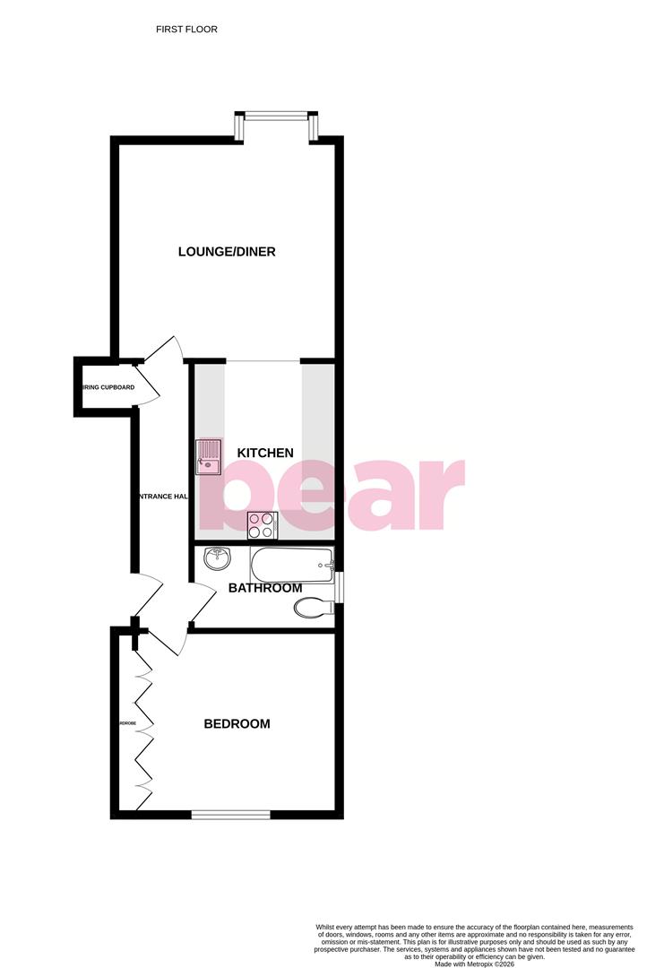 Flat 7, Coley Court 505, High Road, Benfleet floorplan