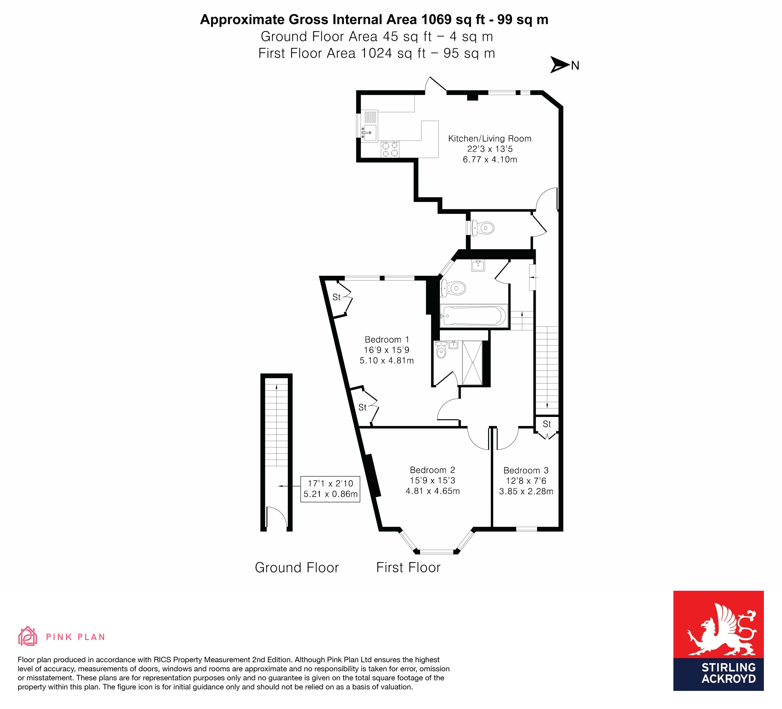 44, Brandlehow Road, Putney floorplan