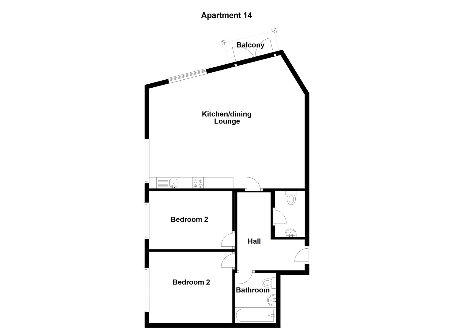 2 Bedrooms Flat to rent in West Street, Sowerby Bridge HX6