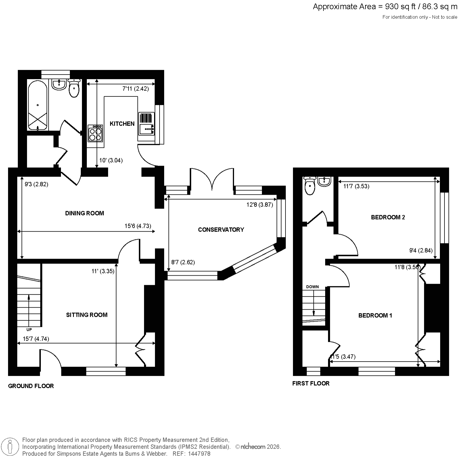 Verena Cottage,, Ewhurst Road, Cranleigh floorplan