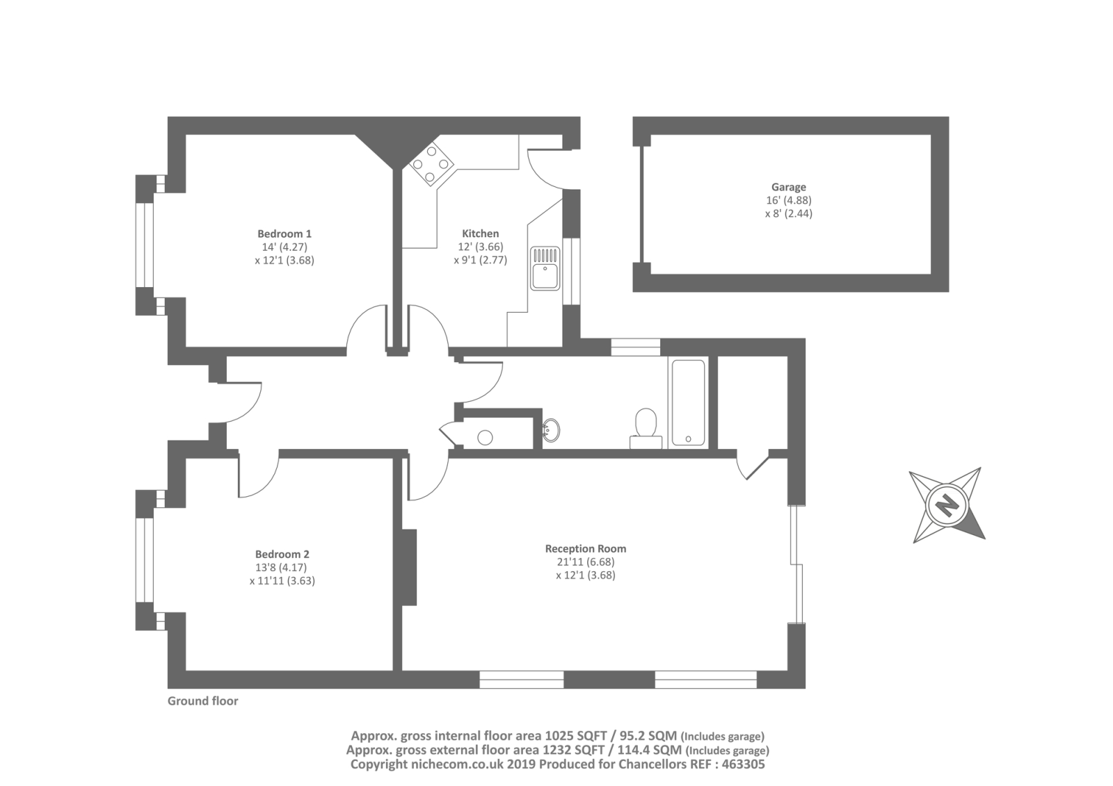 2 Bedrooms Detached bungalow for sale in Reading Road, Wokingham RG41