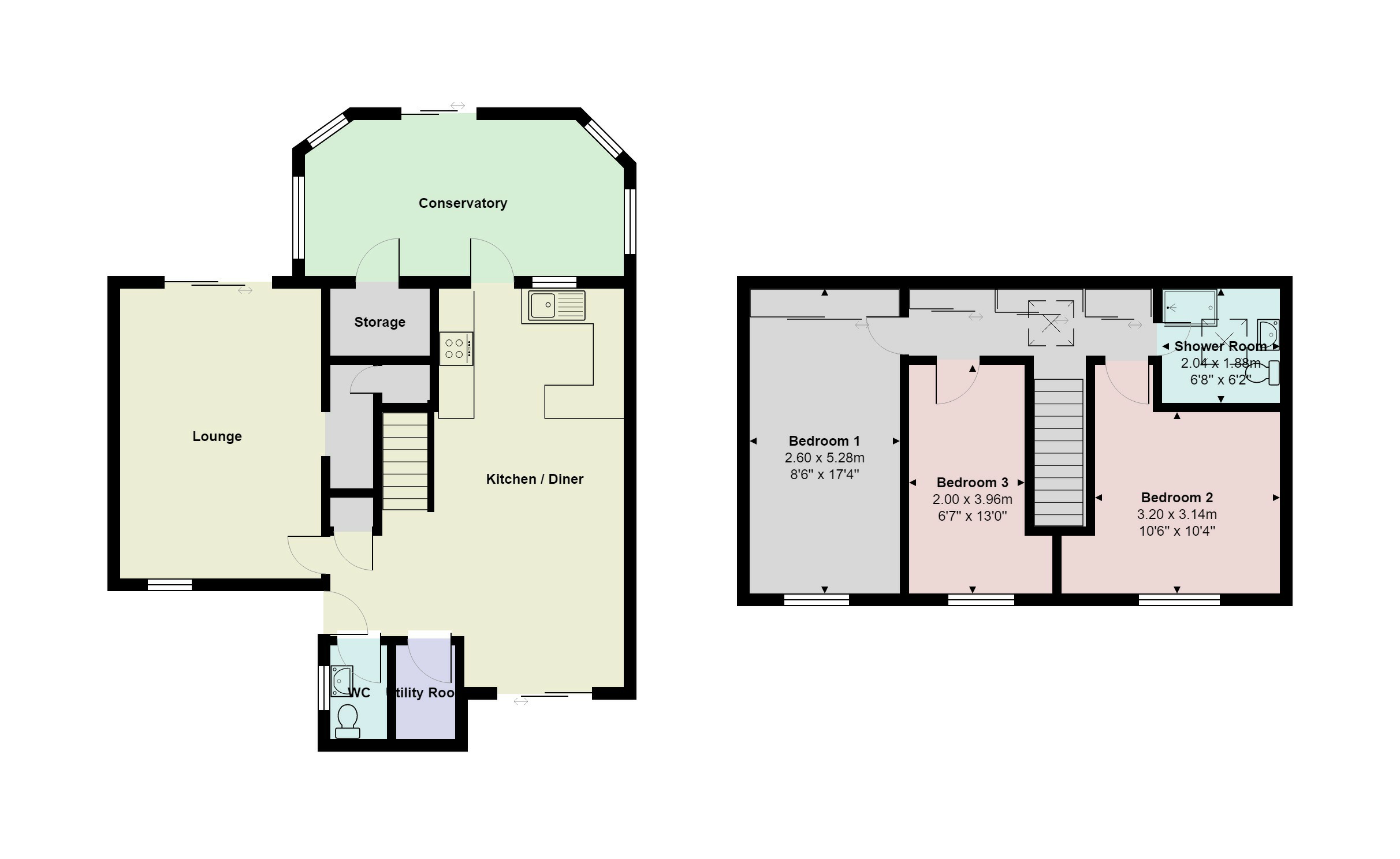 3 Bedrooms End terrace house for sale in Charleston Court, Furnace Green, Crawley RH10