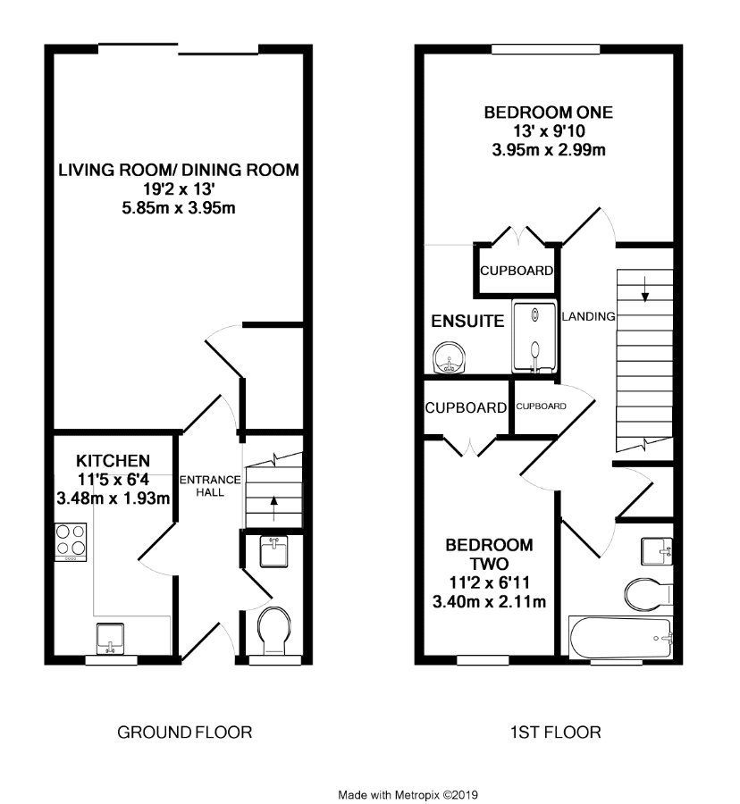 2 Bedrooms Terraced house to rent in Turnbridge Close, Lower Earley, Reading, Berkshire RG6