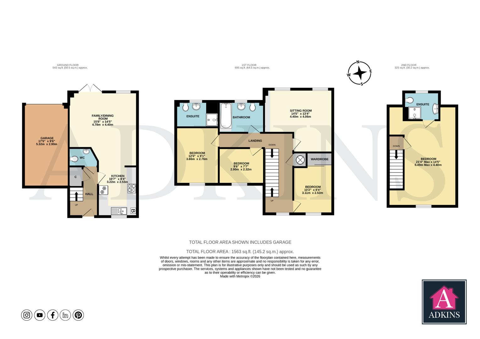 36, Moss Way, Cirencester floorplan