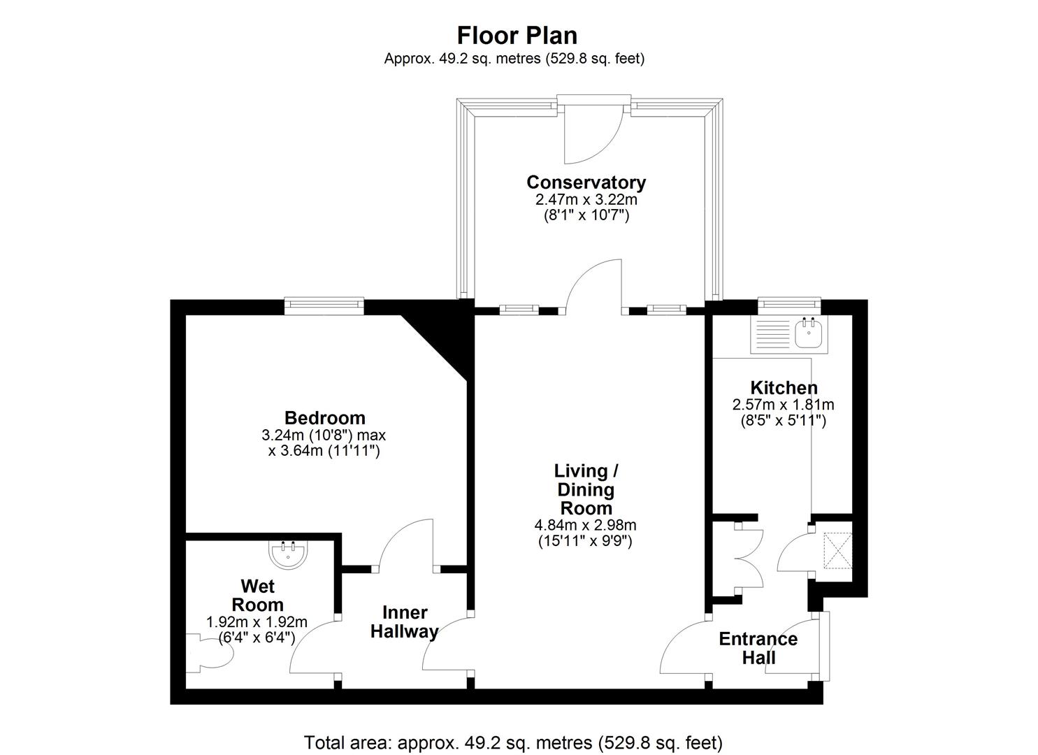 32, Hillside, Heath Road, Newmarket floorplan
