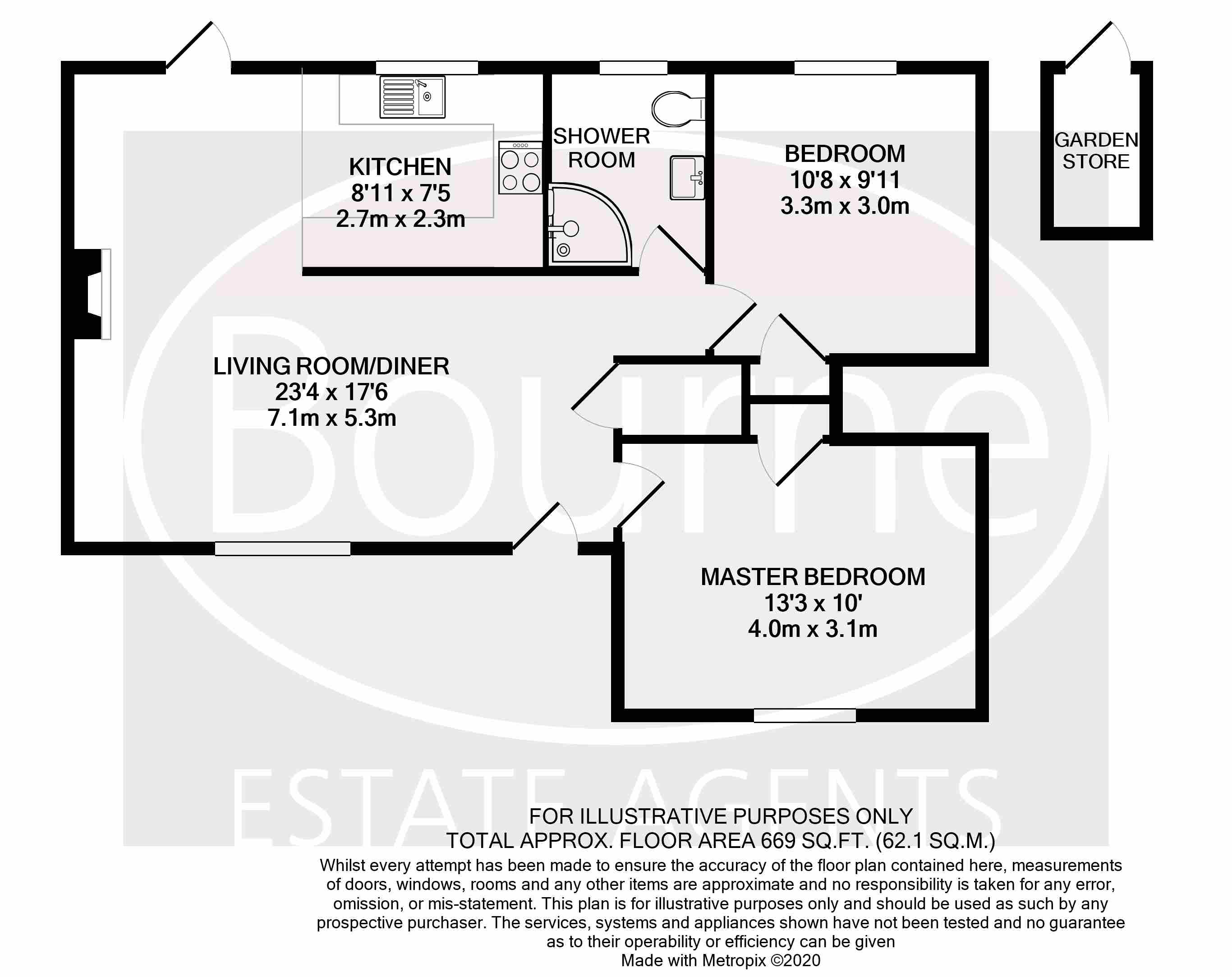 17, Cherry Tree Road, Godalming floorplan