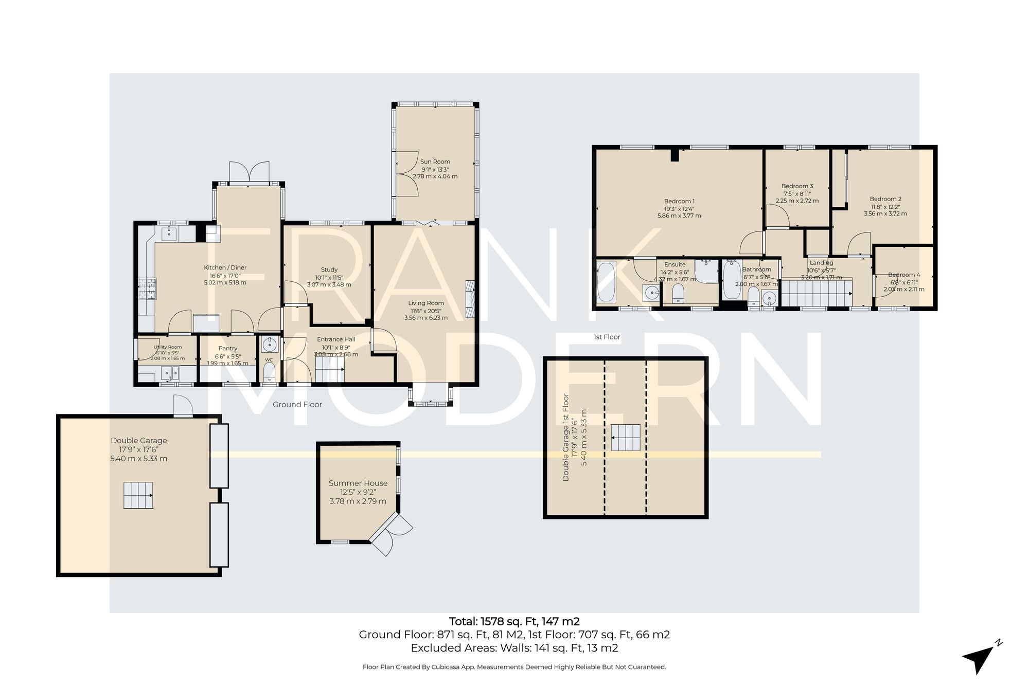 3 Gracechurch Court, Peterborough floorplan