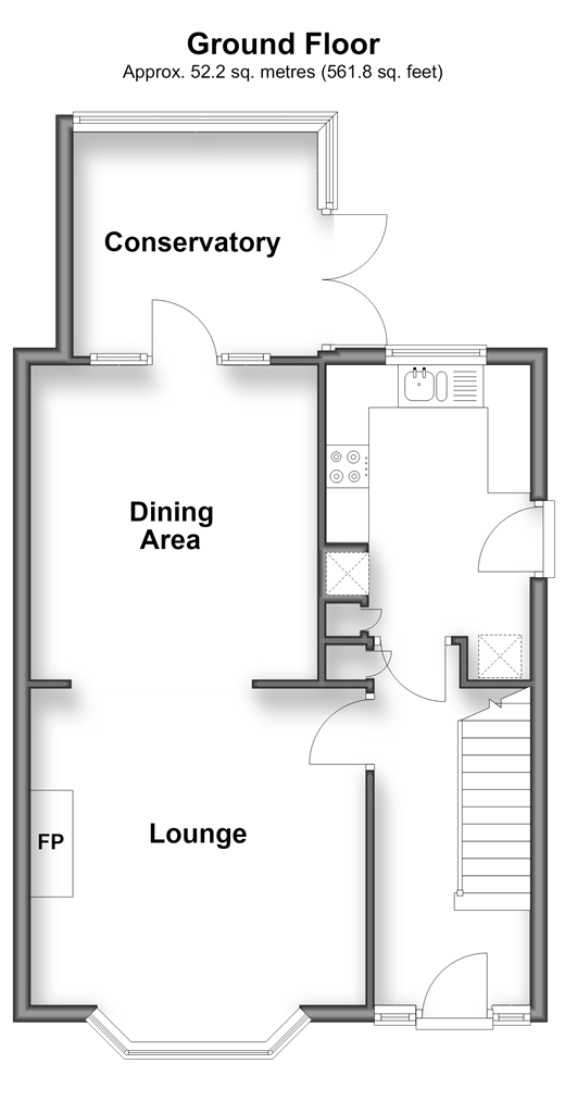 Westbrook Avenue, Margate floorplan