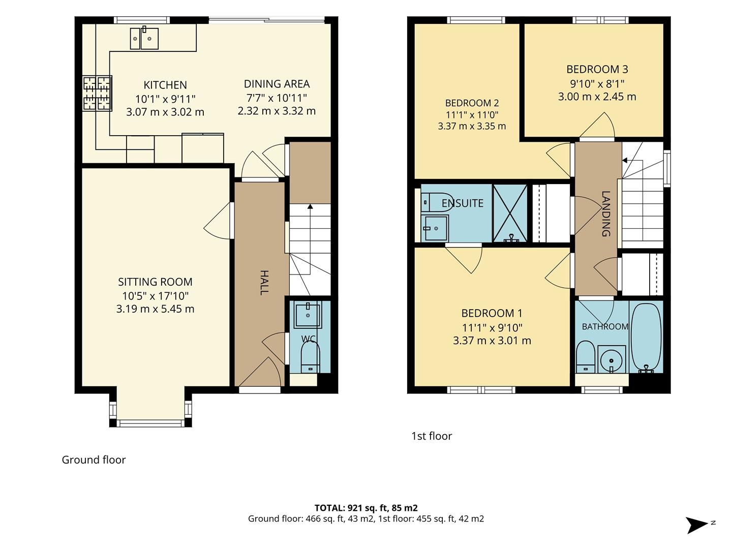322, Burney Drive, Milton Keynes floorplan