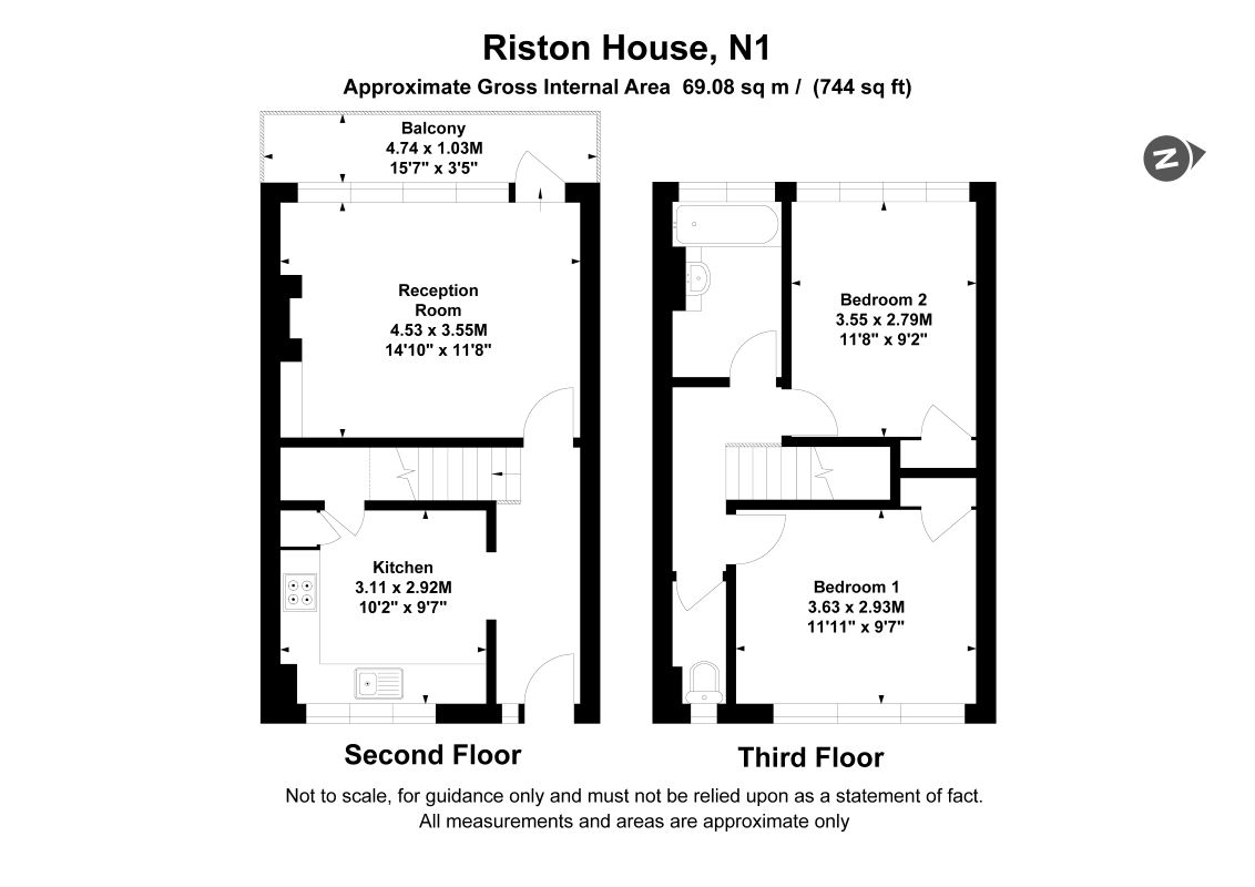 Ritson House, Caledonian Road, London floorplan