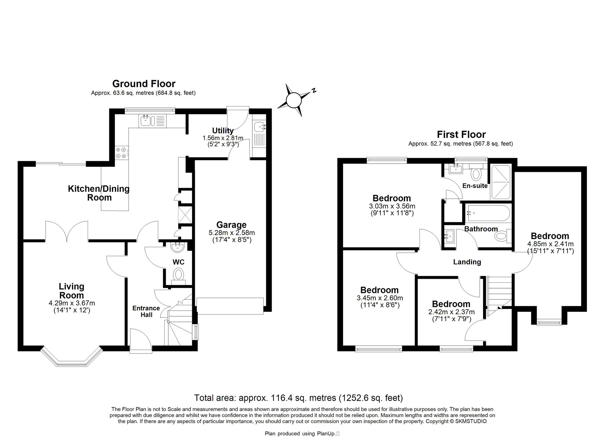 7 Jasmin Way, Hemel Hempstead floorplan