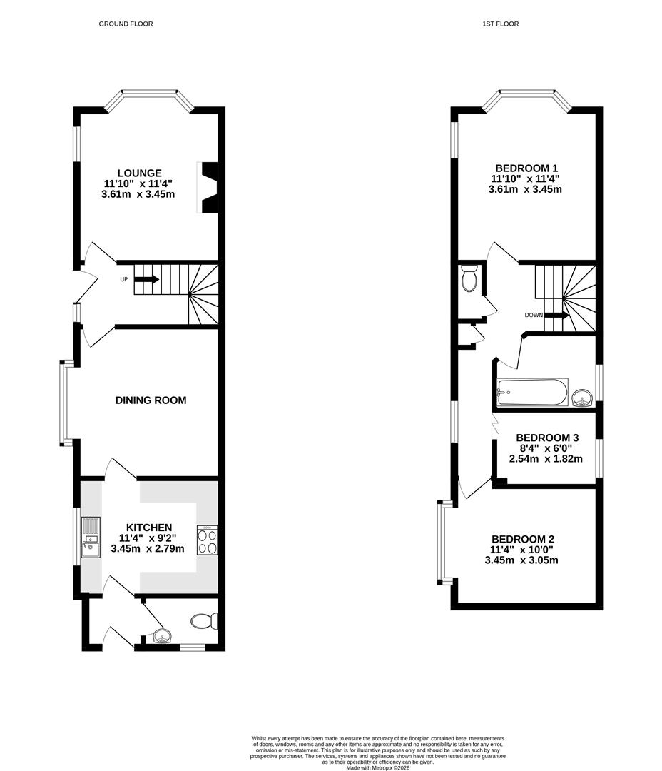 144, Westlands Road, Hull floorplan