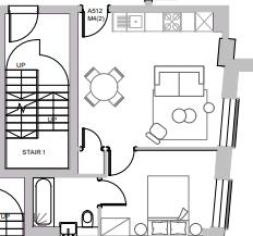 The One Residence, Apartment 512, Manor Road, Leeds floorplan